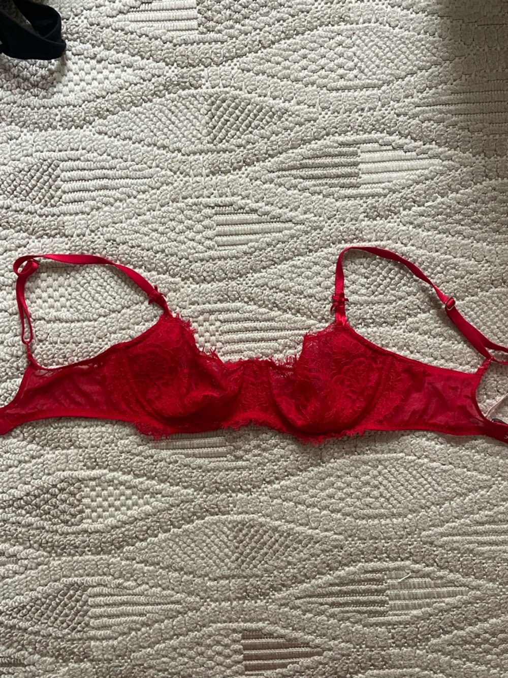 Victoria Secret Red Push Up Without Padding Lace Bra Dream Angels